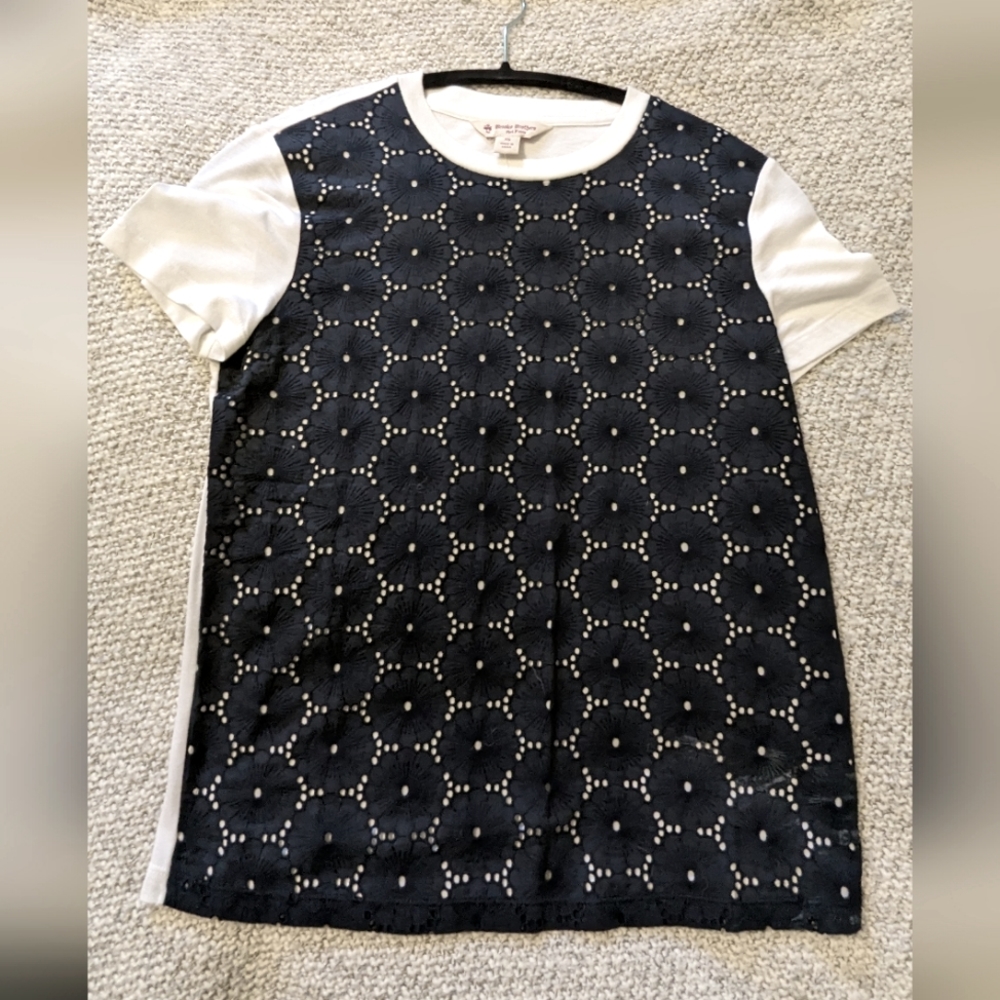 Brooks Brothers Red Fleece floral top size X-Small